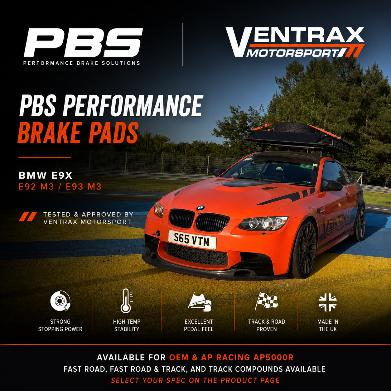 BMW E9X PBS Pads